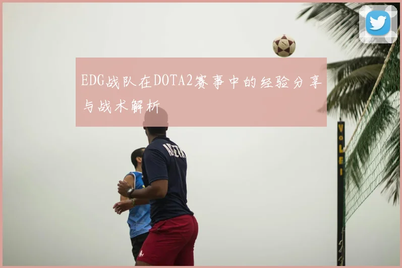 EDG战队在DOTA2赛事中的经验分享与战术解析