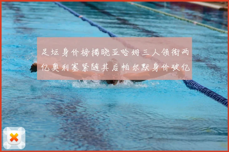 足坛身价榜揭晓亚哈姆三人领衔两亿奥利塞紧随其后帕尔默身价破亿